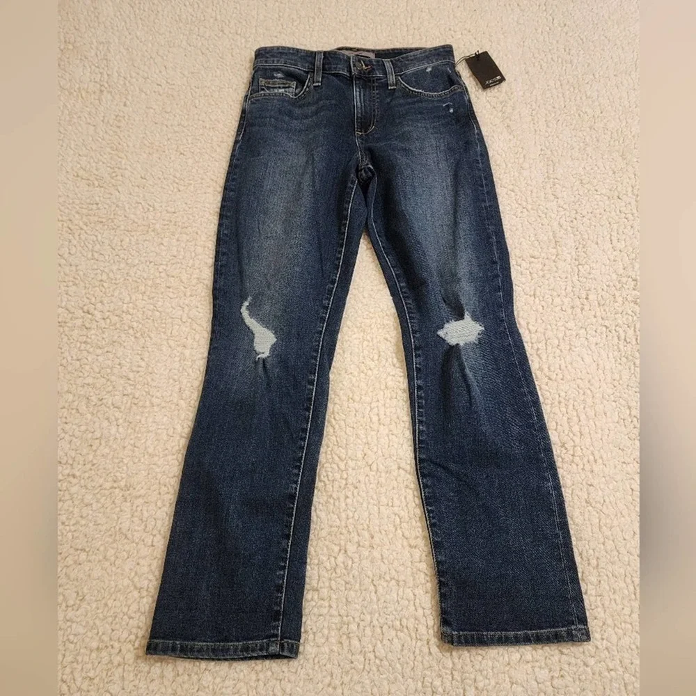 Joe's JeansWomen's Blue Mid Rise Distressed Jeans size 25 new!!‎